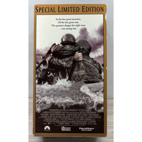 Saving Private Ryan VHS 1999 2 Tape Set Tom Hanks Special Limited Edition - Picture 8 of 8